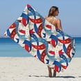 thumbnail image 1 of TUWABEII Microfiber Beach Towel Super Lightweight Colorful Bath Towel Sandproof Beach Blanket Multi-Purpose Towel For Travel Swimming Pool 30x60 Inch, 1 of 6