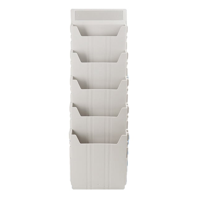 GOOHOCHY Organizador de archivos colgante, estante de pared para escritorio, estante de almacenamiento expandible para documentos, revistas, literatura, carpetas, correo