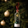 thumbnail image 6 of Recordable Luminous Christmas Tree Wishing Bottle, Light Up Mini Christmas Tree Glass Bottle Ornament, Voice Message LED Warm Light Tabletop Keepsake Jar with Ribbon, Holiday Xmas Gift Set, 6 of 8