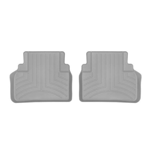 WeatherTech Custom Fit FloorLiners compatible with 4615353 - 2nd Row (2-Piece Liner) Grey