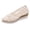 Beige, variant on Wedge Espadrille Flats For Women 3D Floral Rose Lace Mesh V Cut Top Pointed Toe Jute Woven Mid Wedge Slip On Shoe Footwear