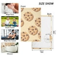 thumbnail image 2 of Chocolate Chip Cookies Cotton Face Towels Absorbent Hand Towel Soft Bathroom Towel for Kitchen Hotel Decoration, 2 of 7
