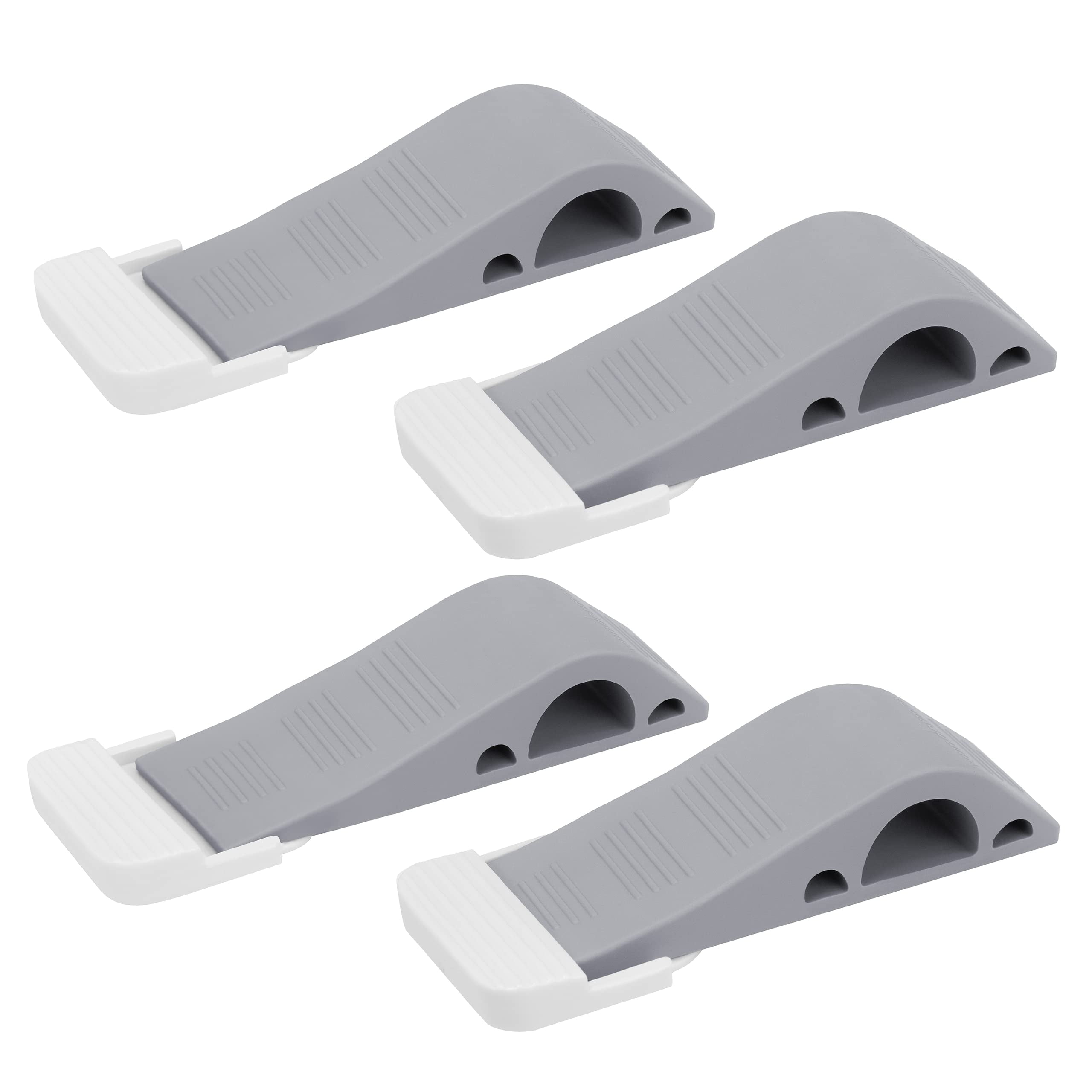 Topes De Puerta De Madera De Haya – Pack De 2 Unidades, Antideslizantes, Ajustables Para Puertas De 5 A 25 Mm, Ideales Para Todo Tipo De Suelos