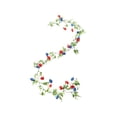 thumbnail image 2 of YiJuHui Independence Day Garland Patriotic Tinsel Decorations Fireplace Mantle Window Ornaments Red White Blue Green Floral Patterned Holiday Party Supplies Home Decor, 2 of 6