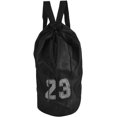 thumbnail image 1 of HUGFEGWE Mesh Drawstring Backpack, Extra Large Sports Ball Bag Basketball Football Soccer Sports Training Exercising Mesh Backpack Shoulder Drawstring Bag CA919-145198, 1 of 9