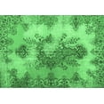 thumbnail image 1 of Ahgly Company Indoor Rectangle Medallion Emerald Green Traditional Area Rugs, 6' x 9', 1 of 4