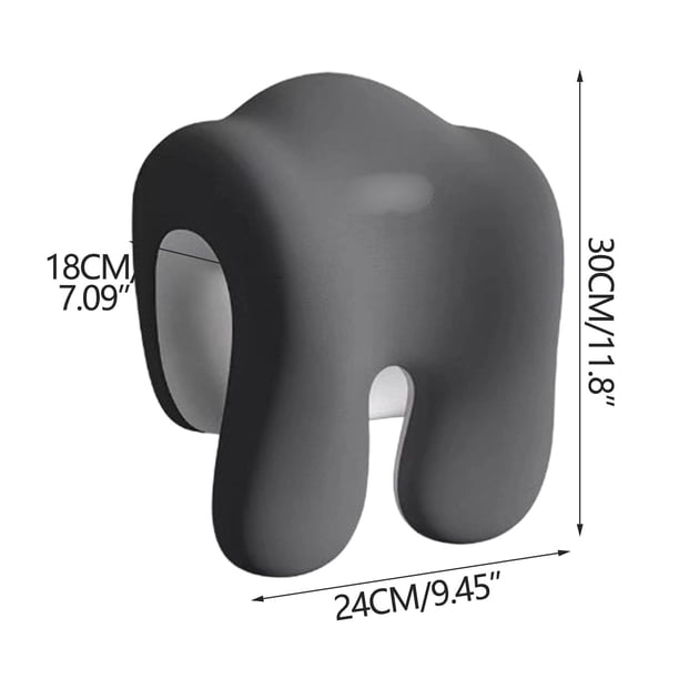 Yhmxh Almohada cervical de espuma, almohada de apoyo para dormir, descansar en el escritorio y para uso doméstico.