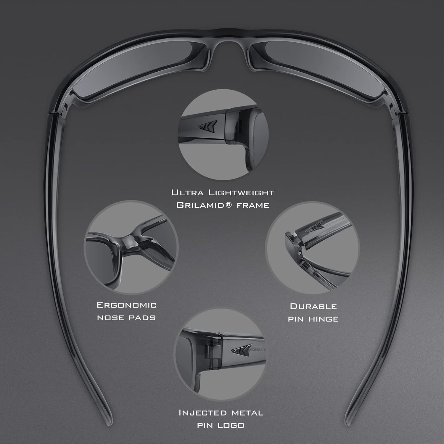 KastKing Skidaway Polarized Sport Sunglasses, UV Protection