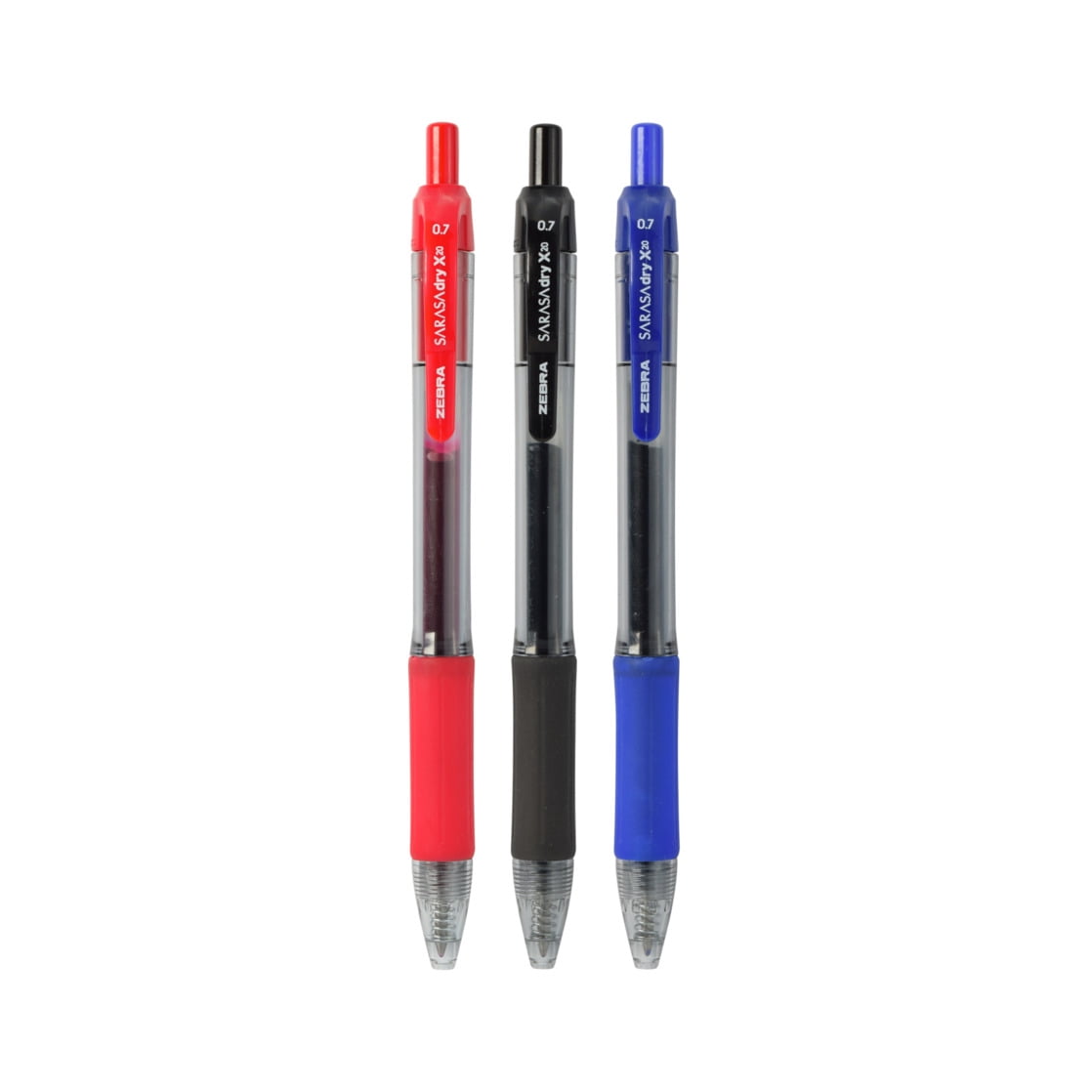 Zebra, Sarasa Dry X20 Gel RT RDI 0.7mm, 20+4pk, Assorted Ink