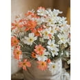 thumbnail image 2 of Faux Silk Artificial Cosmos Stem in Orange or White 24" Tall, 2 of 3