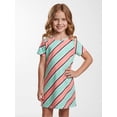 thumbnail image 2 of Girls Easy-Wearing Dress A-Line Short Sleeve Casual Versatile Dress Pockets for Tween Girls Age 8-13 Back to School, 2 of 6