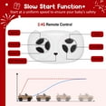 thumbnail image 3 of 12V 4.5AH Electric Car for Kids, Children Ride On Toy with Parental Remote Control, Kids’ Electric Vehicle with Soft Start Design/3 Speed/Double Seats & LED Lights, 3 of 6