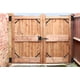 thumbnail image 5 of Kit de puerta antihundimiento y pestillo de puerta – Soporte de esquina de puerta con bisagras de puerta resistente para vallas de madera, soporte de esquina de puerta sin caída para puertas, entradas, 5 of 7