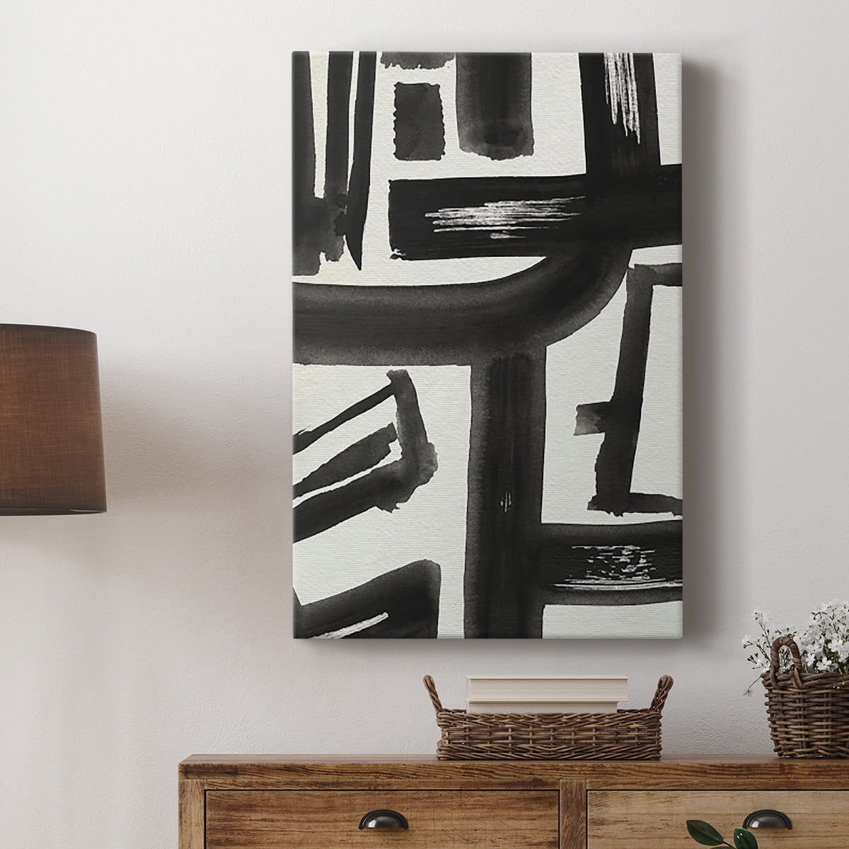 Inkwell Intersect II Premium Gallery Wrapped Canvas - Ready to Hang