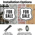 thumbnail image 3 of For Sale (5 Pack) 12 inch X 12 inch Shield-Shaped Rust-Free Aluminum Metal Signs Weather Resistant Made in the USA, 3 of 6