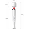 thumbnail image 2 of Casewin 10 Speeds Cordless Powerful Handheld Massager with Strong Vibrations, USB Rechargeable Handheld Personal Body Massager for Muscle Aches and Sports Recovery (White), 2 of 7