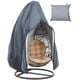 thumbnail image 5 of Funda para silla colgante, funda para silla colgante, funda protectora para silla colgante tipo silla colgante, funda impermeable para muebles con cremallera, 190 x 115 cm (gris), 5 of 5