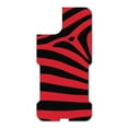 thumbnail image 3 of DistinctInk Custom SKIN / DECAL compatible with OtterBox Commuter for iPhone 11 Pro MAX (6.5" Screen) - Black Red Zebra Skin Stripes, 3 of 5