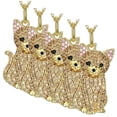 thumbnail image 2 of Joyeria de Gatitos CatNeck03 5Pzas Golden Cat Oro Metal Cadenas y Dijes., 2 of 2