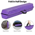 thumbnail image 6 of SONGMY 6FT Purple Folding Balance Beam, Non-Slip Gymnastics Training Equipment, Portable Practice Beam for Kids Adults, 6 of 10