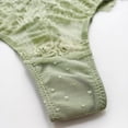 thumbnail image 3 of Xucatan Women's Low Rise Mesh Floral Embroidered Thong Panties, Sheer See Through Ladies Underwear, Stretchy Hip Lifting Elastic Briefs, Breathable Feminine Panties, with Cropped Design Gift, 3 of 8