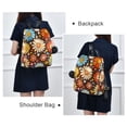 thumbnail image 4 of FORMRS Women's Travel Backpack Purse Anti-Theft Hidden Pockets Casual Shoulder Bag, Blooming Flowers, 4 of 7