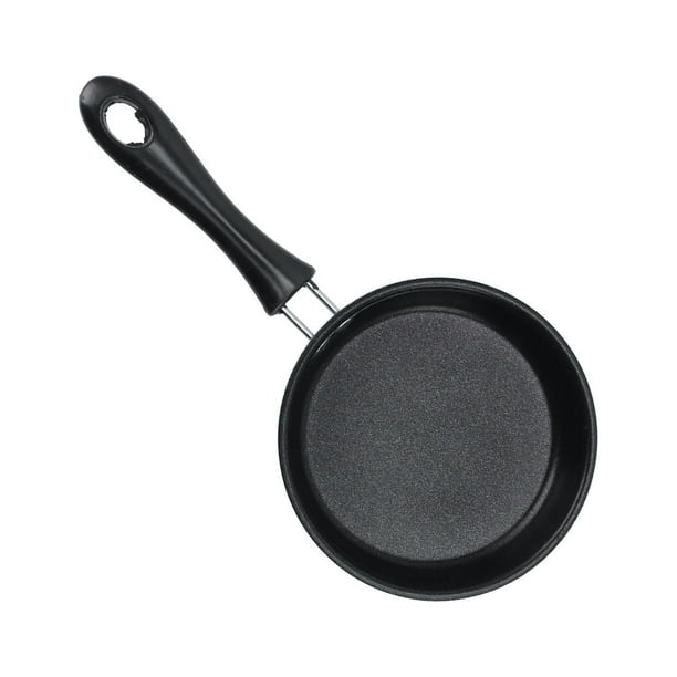 Sartén Para Huevos, Mini Sartén Antiadherente Para Freír Huevos, 4.7" Sartén De Acero Inoxidable Para Tortillas Con , Sartén Portátil Para Estufa De Inducción