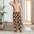 thumbnail image 2 of Mens Pajama Pants Bottoms with Pockets - cartoon Onion Pattern Comfy Mens Pj Pants, Soft Men Lounge Pants, 2 of 5