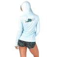 thumbnail image 2 of SCALES Fly Sail Pro Performance Womens Hoodie Light Blue, Medium, 2 of 3