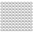 thumbnail image 2 of Sewing Metal Rings,100Pcs D Rings Iron Metal Rings D Rings True to Its Promise, 2 of 9