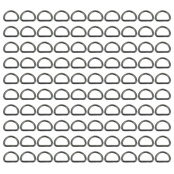 D Rings,100Pcs D Rings Iron Metal Buckle D Rings Buckle Modern Innovation