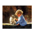 thumbnail image 1 of Kids \u0026 Dog 5D DIY Diamante Pintura De Para La Decoración De La Habitación para hogar Niño perfecl Kits de pintura de diamantes 5D, 1 of 7