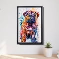 thumbnail image 5 of Chinese Dog Poster Wall Art for Bedroom Living Room Funny Graffiti Dog Picture Cool Dog Decor Wall Art, 5 of 6