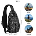 thumbnail image 4 of Mathematics and Science Sling Backpack, Scientific Formula Print Crossbody Daypack for Tech Enthusiasts, 4 of 5