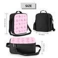 thumbnail image 2 of Disketp Breast Cancer Awareness 1 Bolsa Térmica Estampada para Almuerzo, Lonchera para Hombres y Mujeres Adultos, 2 of 7