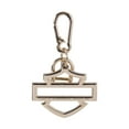 thumbnail image 2 of Harley-Davidson Silhouette Embellished Bar & Shield Logo Key Chain, Rose Gold, Harley Davidson, 2 of 5