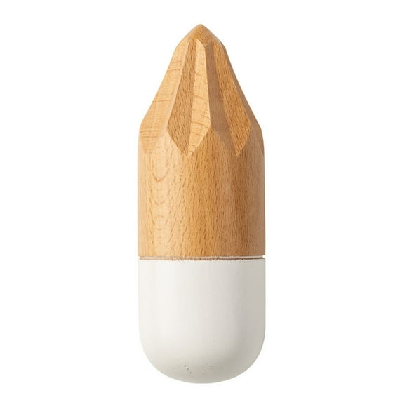 Nouveautés! Dusknt Presse-Agrumes Manuel Blanc, Presse-Agrumes en Bois Manuel/orange Portatif Outil de Pressage de Fruits pour Maison Café et Bar Ustensiles de Cuisine Accessoires de Barman