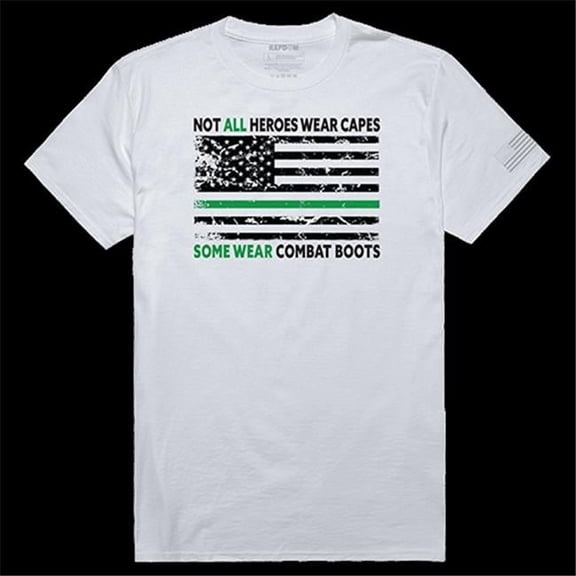 Not All with TGL Tactical Graphic Tee Shirt, White - Medium