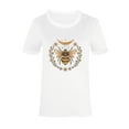 thumbnail image 4 of Njagoc3 2025 Summer New Arrival Womens Stylish Bumblebee Print Short Sleeve Crewneck Casual T-Shirt - Comfortable Loose Fit & Trendy Design, 4 of 6