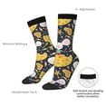 thumbnail image 4 of Logiee Mouse Cheese Print Adult Socks for Men & Women,Calf Socks, Ankle Socks,Boots Socks,Breathable Casual Sock,Unisex Crew Socks, 4 of 6