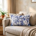 thumbnail image 4 of Soft Farmhouse Square Throw Pillow Cover Hidden Zipper Machine Washable Decor Slipcover For Couch Sofa Bed Home Decor, 4 of 5