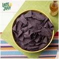 Late July Snacks, Thin and Crispy Organic Tortilla Chips, Blue Corn, 10.1oz. Bag