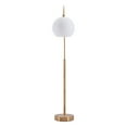 thumbnail image 3 of Zuo Modern Griffith Floor Lamp, 75 3/16"H, Brushed Brass Shade/Brushed Brass Base, 3 of 5
