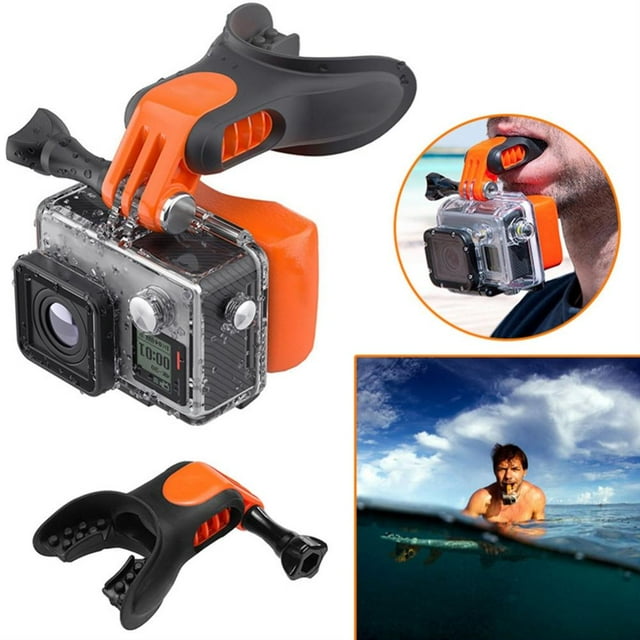 Accesorios de fotografía de buceo y surf Boquilla de mordida de surf para surfear, esnórquel, natación, surf, artefacto de tiro compatible con Hero 9/8/7/6/5/4/3+/3/2/1