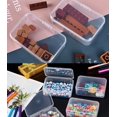 thumbnail image 4 of Rectangle Mini Clear Plastic Storage Containers Box Case with lid for Items Pills Herbs Baby Products Bead Jewelry and Other Small Items (* * ), 4 of 7
