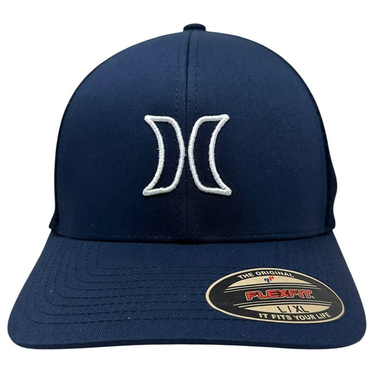 Hurley Men's Hat Port Icon Embroidered Stretch Flex Fit Mesh