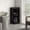 Black, variant on Oak 46-inch Corner Bar Cabinet with Shelves for Dining Room Complements Modern Decor