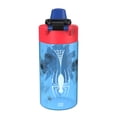 thumbnail image 4 of Zak Designs 16oz Spiderman Durable Plastic Jubilation Water Bottle with Folding Handle and Push Button, Locking Lid, 4 of 7