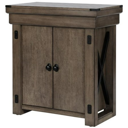 Home Aquarium Tanks - Ameriwood Home Wildwood 20 Gallon Aquarium Stand, Rustic Gray