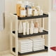 thumbnail image 4 of Organizador y dispensador de escritorio de 3 niveles | Estante para correo y especias para encimeras de cocina, baño u oficina | Estante de almacenamiento de plástico fácil de montar, 4 of 6